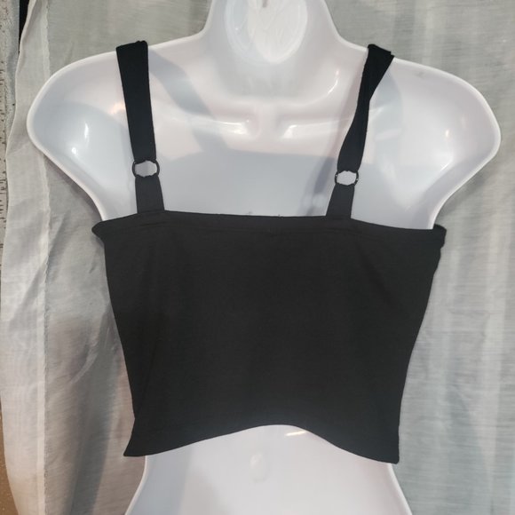 The Arte by Zenana - Strapped Cloth Bustier Crop Top - Picture 6 of 7